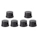 thumbnail image 2 of 6 clips para gestión de cables, organizadores de cables, clips adhesivos de 360 degree Negro, 2 of 7