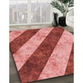 thumbnail image 3 of Ahgly Company Machine Washable Indoor Rectangle Transitional Red Area Rugs, 2' x 4', 3 of 7