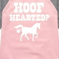 thumbnail image 3 of Instant Message - Hoof Hearted Horse - Toddler & Youth Girls Raglan Graphic T-Shirt, 3 of 6