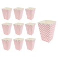 thumbnail image 1 of Paquete de Pequeñas de Palomitas de Maíz para , Fiestas de Cumpleaños, Baby Showers, Bodas, Carnaval Formal, Suministros para Fiestas , Ola rosa Macarena Cajas de palomitas de maíz, 1 of 4