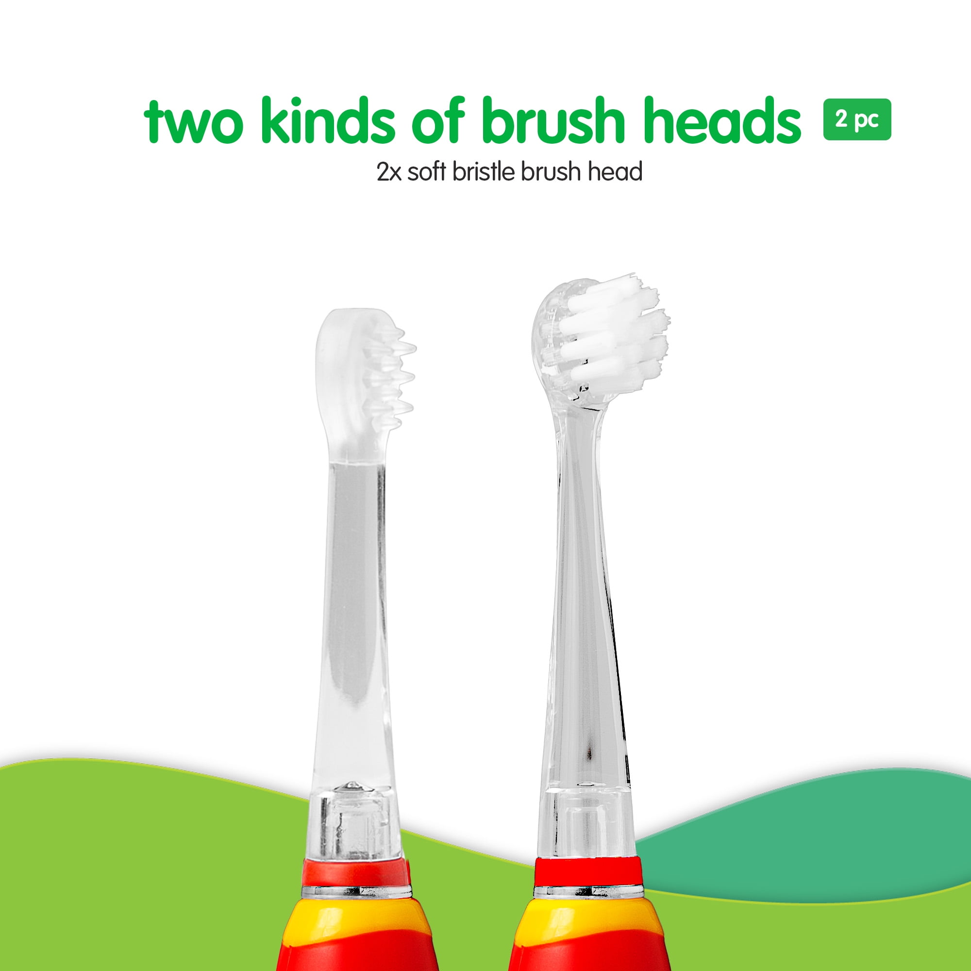 Brush Buddies Sesame Street Baby Soniclean Toothbrush with Teething Relief