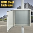 thumbnail image 4 of GloryStar Wall Mounted Steel Electrical Junction Box, NEMA Electrical Enclosure with Waterproof and Dustproof Protection, Safety Locks, and Mounting Plates for Reliable Use, 4 of 8