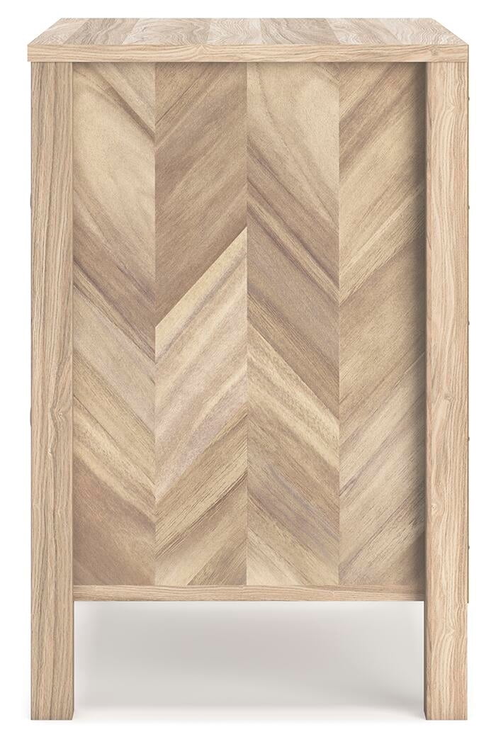 Signature Design by Ashley Battelle 2 Draewr Nightstand, Tan