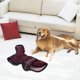 thumbnail image 2 of EeaseMX Chubasquero portátil para perros, cachorros, gatos, perros pequeños, impermeable, para caminar al aire libre y correr (negro y rojo, 2XL), 2 of 8
