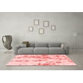 thumbnail image 3 of Ahgly Company Machine Washable Indoor Rectangle Abstract Red Modern Area Rugs, 6' x 9', 3 of 4