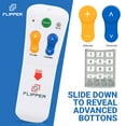 thumbnail image 3 of Flipper Big Button Universal TV Remote for Seniors, Elders - Easy Setup & Programmable Favorites Management, IR Devices - Infarred for TV, Cable Set T, 3 of 8