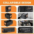 thumbnail image 2 of Car Trunk Organizer and Storage with Separate Compartment for 1 Pair of Shoes Heavy Duty with Lid Removable Leakproof Cooler Bag Collapsible Large Trunk Organizers for SUV Sendan Black, 2 of 8