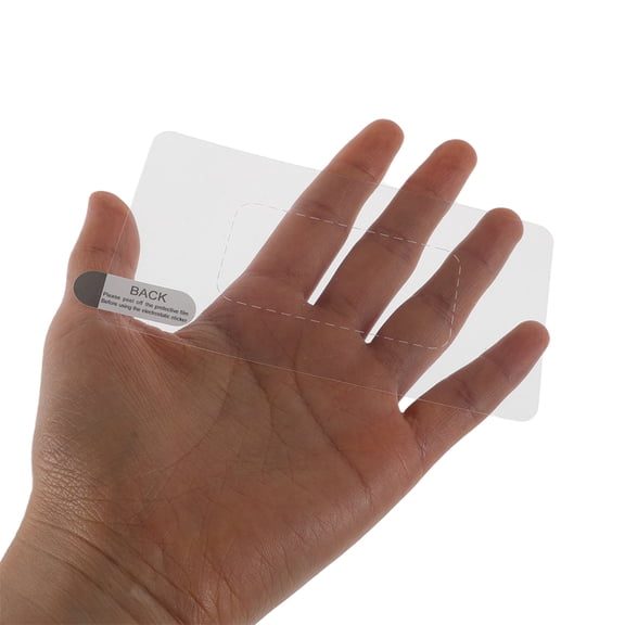 OUNONA 20Pcs Transparent Electrostatic Stickers for Dash Cam Windshield, Weather Resistant Protective Film for Cars