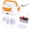 Orange, variant on Electric Lunch Box 110V Heating Lunch Hot Box Portable Insulated Bento Box Electric Lunch Container for Office Travel (Orange)