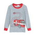 thumbnail image 2 of Little Hand Toddler Boy Pajamas Set Fire Truck Long Sleeve Sleepwear 5T, 2 of 7