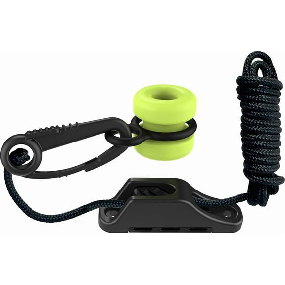2010 Durable Downrigger Weight Retriever Kit - 98-Inch Cord with Snap, Cleat & Fairlead for Safe and Easy Weight Management - Ideal for Trolling and Deep-Sea Fishing