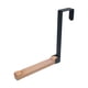 thumbnail image 3 of Gancho plegable para puerta, de metal y madera, resistente, con tira antideslizante. Negro, 3 of 7