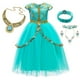 thumbnail image 1 of Disfraz de tul de princesa árabe Jasmine para niñas, vestido de bombardeo de Navidad, Halloween ix zhangyuxiang unisex, 1 of 2