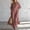 Red, variant on Women's off Shoulder Striped Dress Asymmetrical Hem Puff Short Sleeve Loose Fit Long Maxi Red