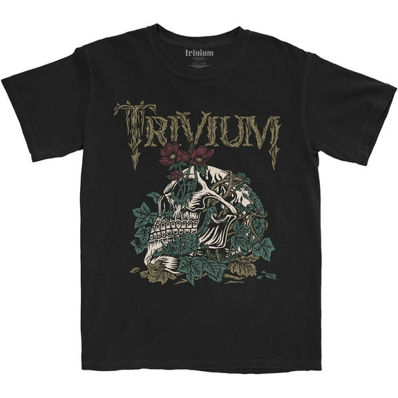 Trivium Unisex T-Shirt Skelly Flower (Small)