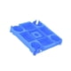 thumbnail image 2 of Mesa con sombrilla de playa Strade Fareast Limited 13 pulgadas color azul con 4 compartimentos, 2 of 8