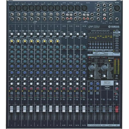 EMX Series 16ch Console-Style Powered Mixer