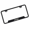 Au-TOMOTIVE GOLD Jeep Cut-Out Frame - Laser Etched Rugged Black