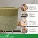 thumbnail image 4 of Planterist Cesta Organizadora Grande Tejida– Algodón Lavable, Plegable y Portable – Multiusos 33.5x34 cm para Almacenaje, Decoración y Ropa Sucia( Navojoa), 4 of 9