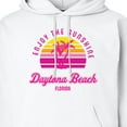 thumbnail image 3 of Inktastic Summer Enjoy the Sunshine Daytona Beach Florida in Pink Adult Hoodie Sweatshirt, 3 of 4