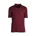 thumbnail image 2 of Lands' End Men's Big Short Sleeve Super Soft Supima Polo Shirt with Pocket, 2 of 3