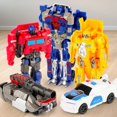 thumbnail image 2 of Kit de juguetes de transformación de coches de 12 cm para niños, robot de transformación, modelos de juguete 2 en 1, modelo de un solo paso, coche de transformación de dinosaurio, regalos, 2 of 5