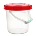 thumbnail image 1 of HOOWIFFY Couvercle de Seau à Verrouillage par Rotation Plastique Rouge Lot de 1 pour Tambours Barils d'Eau, 1 of 7