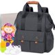 thumbnail image 1 of Pa&ntilde;alera Moderna Mochila Backpack Ligera de Calidad Gran Capacidad con Cambiador Viajes y Ciudad. JRK NA, 1 of 8
