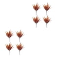 thumbnail image 1 of Kearding 4 paquetes/lote de arbustos de plantas falsas respetuosos con el medio ambiente para decoraciones de interior y exterior color de color otoñal 2piezas, 1 of 6