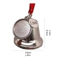 thumbnail image 2 of putnchl Bells Memorial Ornament Christmas Ornaments Memorial Ornaments For Loss Of Loved One Personalize A Piece Of My Heart, 2 of 2