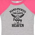 thumbnail image 4 of Inktastic Handpicked for Earth by My Poppy in Heaven with Angel Wings` Boys or Girls Baby Bodysuit, 4 of 5