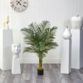 thumbnail image 4 of Nearly Natural 4' Golden Cane Palm Artificial Tree, Green, 4 of 5