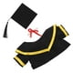 thumbnail image 3 of Conjunto de traje de graduación de oso de peluche hecho a mano con birrete, chal y pergamino Disfraz de graduación de animales de peluche para celebraciones, 3 of 7