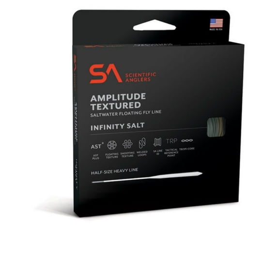 SCIENTIFIC ANGLERS Amplitude Textured Infinity Salt WF-7-F Black/Sand/Horizon Fly Line (135863)