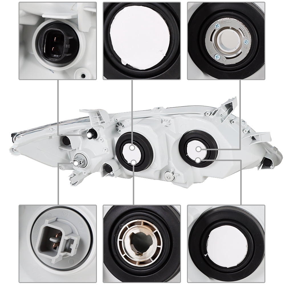 Headlights Replacement for 2010 2011 Toyota Camry SE Headlights Pair Left+Right Side(Passenger Driver Side)