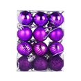 thumbnail image 1 of Teissuly 24Pcs Christmas Balls, Electroplated Balls, Christmas Tree Decorations, Hanging Decorations, Festive Atmosphere, And Christmas Balls Teissuly WER202311273839, 1 of 7