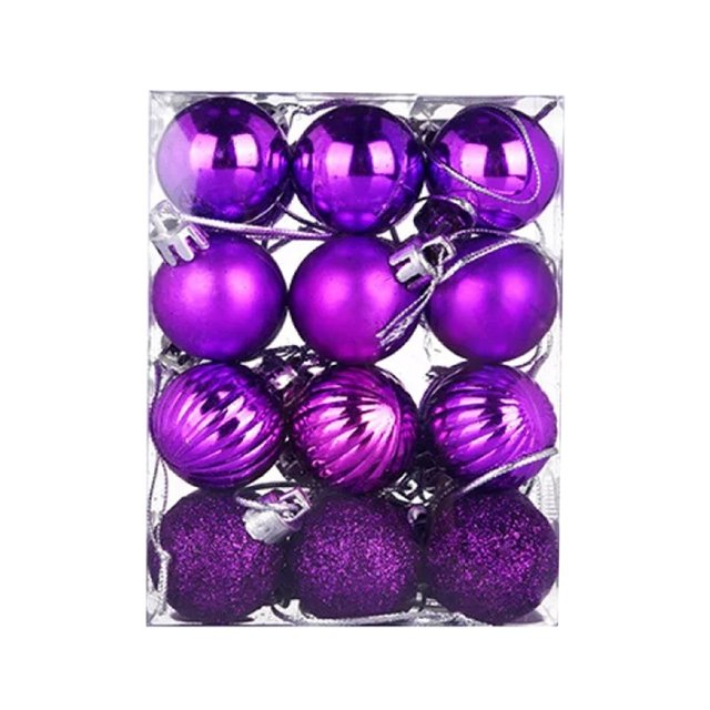 Teissuly 24Pcs Christmas Balls, Electroplated Balls, Christmas Tree Decorations, Hanging Decorations, Festive Atmosphere, And Christmas Balls Teissuly WER202311273839