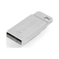 Verbatim 16GB Metal Executive USB Flash Drive ? Silver