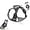 Black, variant on no Pull Dog Harness with Leash Set, Adjustable Dog Vest with Reflective, for Small Medium Large Dogs