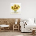 thumbnail image 3 of Stupell Industries Sunflower Jar Watercolor Plants & Flowers Painting Wrapped Canvas Art Print Wall Art, 30 x 30, 3 of 8