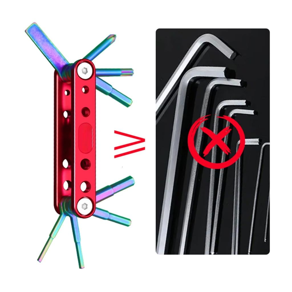 Folding Allen Wrench Set With Adjustable Angle For Photography Equipment