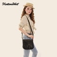 thumbnail image 5 of Montana West Women Crossbody Purse with Multi Pocket, Ultra Soft Washed Leather Travel Bag, Brown, 5 of 6