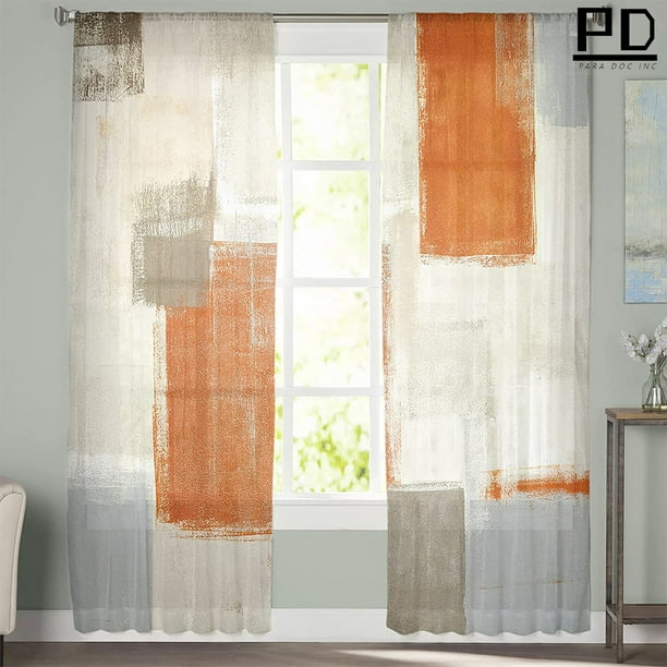 Semi Sheer Curtains 72 inch Length