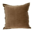 thumbnail image 1 of Parkland Collection PILF21024D Acer Transitional Brown Pillow Cover with Down Insert, 1 of 1