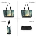 thumbnail image 6 of FORMRS Canvas Laptop Tote Bag for Women with 15.6" Computer Compartments Shoulder Handbag, Night Forest Scene, 6 of 7
