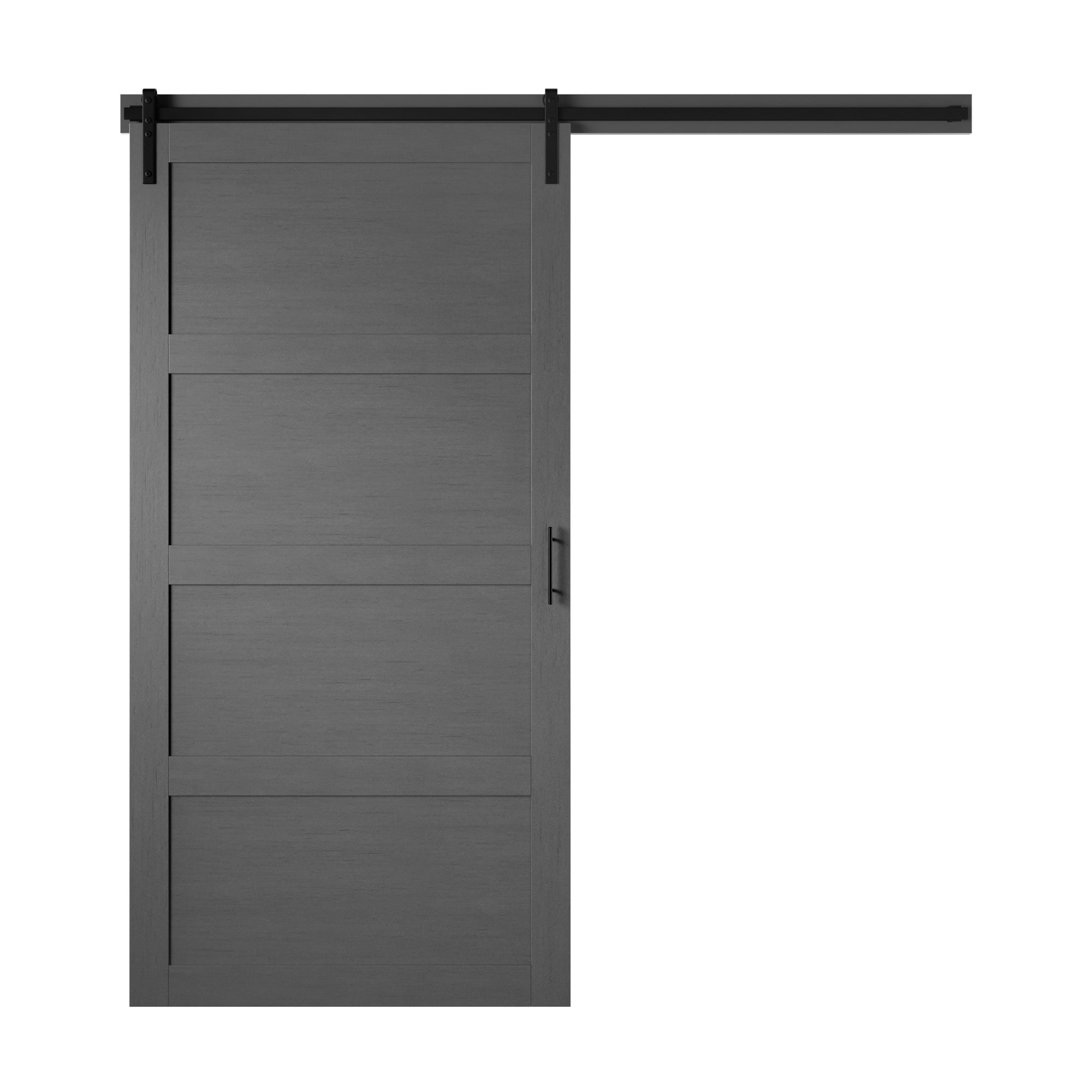 Twin Star Home 42" Wide Sliding Barn Door, Including Track and Installation Hardware Kit