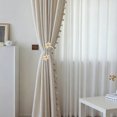 thumbnail image 6 of Aaihamo Bendable Curtain Tiebacks, 2 Pack Floral Twists Curtain Tiebacks, Decorative Curtain Holdbacks for Drapes Sheers Home Window, 6 of 6