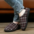 thumbnail image 7 of cosyone1997 Men's Memory Foam Slippers Indoor Outdoor Cozy Fleece Lined Non-slip House Shoes, 7 of 7