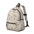 thumbnail image 2 of Sunflower White Pattern Cute School Backpack with Padded Back and Adjustable Shoulder Straps 13.4"x11"x4.7", 2 of 5