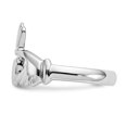 thumbnail image 4 of 14k White Gold Claddagh Ring Celtic, 4 of 9